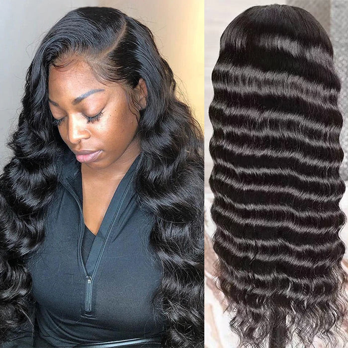 13*4 13*6 HD Transparent Skin Melt Loose Deep Wave Lace Front Wig Human Hair  Wigs | Hermosa Hair | Reviews on Judge.me